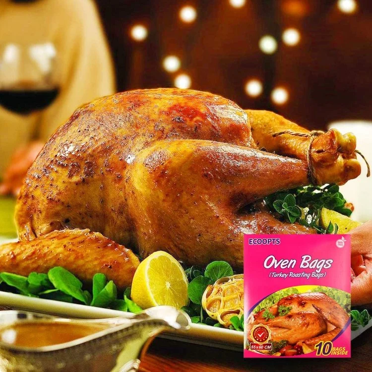 Food Grade Hot Oven Roasting Turkey Chicken Packing Bags Microwave Vacuum Packaging Bags