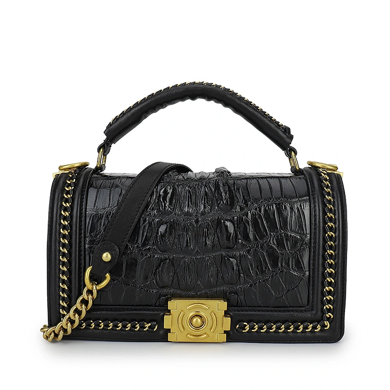 Crocodile Himalayan Handbag Luxury Chain Ladies Shoulder Slung Leather Women Classic Leather Handbag Replica Handbag