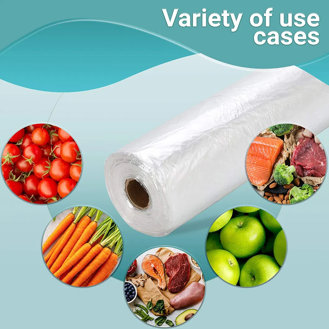 12&quot;X20&quot; Packaging Bags for Food Bread Fruit Vegetable Supermarket Kitchen 350 Bags Roll
