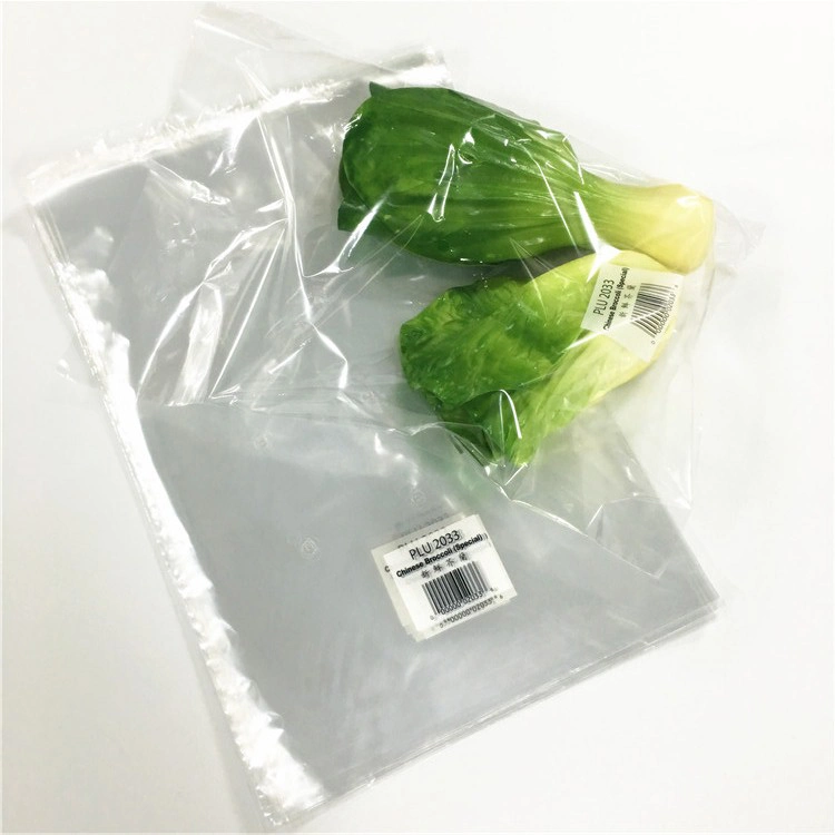 Clear Plastic Printed Logo Micro Perforated Cake Bread CPP Wicket Packaging Bag