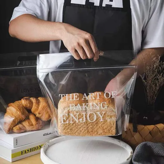 PE Bakery Bread Bag, High Clarity Packaging Bag