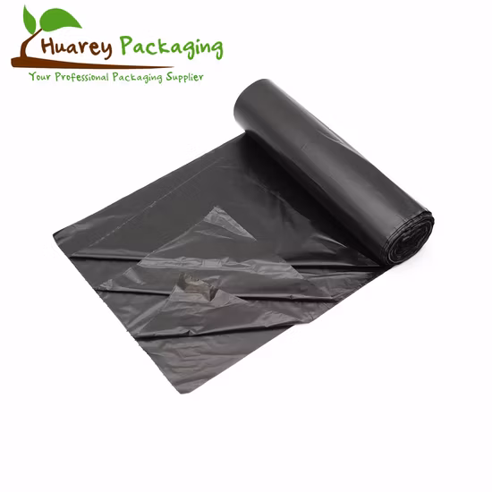 HDPE Colored Customized Star Sealed Garbage Bags in Roll