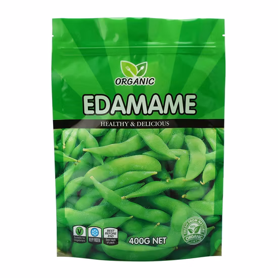 Custom Printing Glossy/Matte Plastic Bakery Food Stand up Ziplock Pouch Bread Baguette Packaging Paper Bag with Clear Window